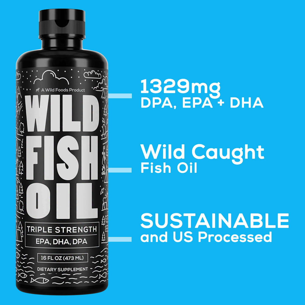 Wild Foods Liquid Omega-3 Lemon tsp dosage for daily serving