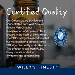 Lab purity test badge indicating safety checks and contaminants testing