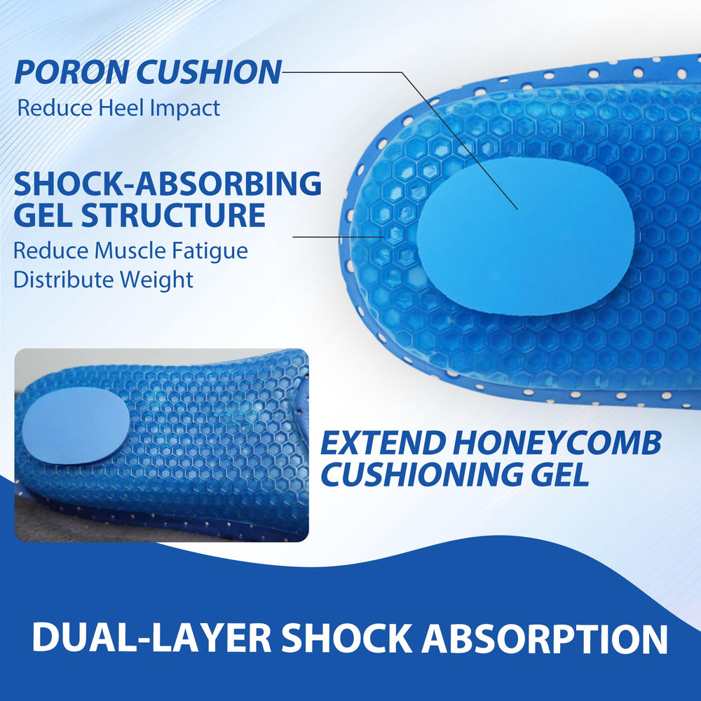 WIMSSERT gel work boot soles side profile emphasizing firm support for all-day wear.