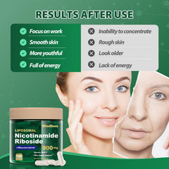 Windboss Liposomal NAD+ box on display conveys premium formulation and health-focused benefits.