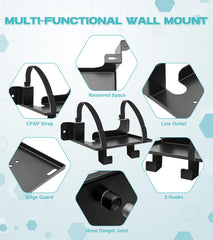 Windihoues bedside CPAP organizer keeps accessories tidy and ready.