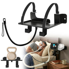 Windihoues CPAP hose hanger with 180° motion reduces tangling and tugging.