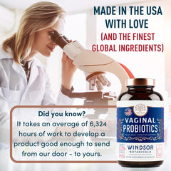 Box and bottle emphasize convenient daily BV and yeast balance support.