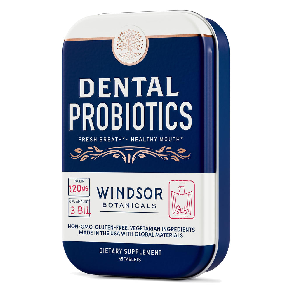 Windsor Botanicals Dental Probiotics adults-kids-use suitable for family oral care.