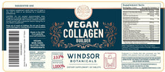 WINDSOR BOTANICALS vegan collagen pack display in retail setting