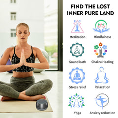 WINISH Relaxation-meditation environment with authentic Tibetan bowl ambience