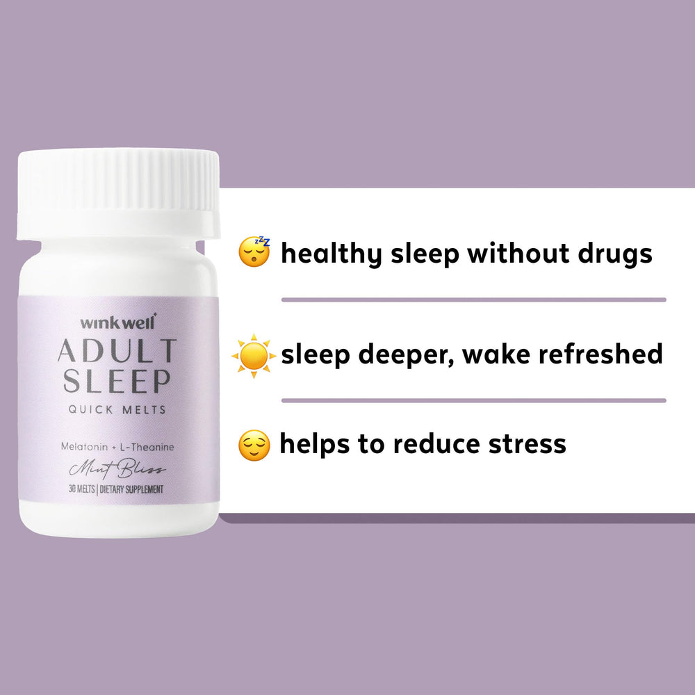Wink Naturals Wink Well with L-Theanine promotes calm relaxation without grogginess.