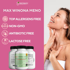 Winona Max herbal blend with Ashwagandha and Maca.