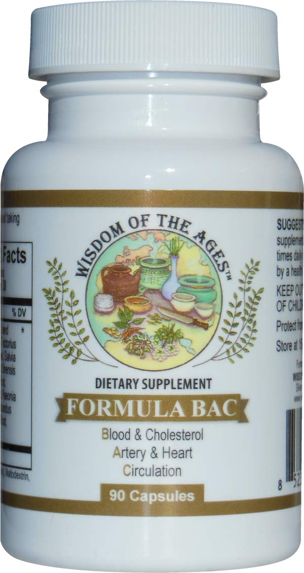 Wisdom of the Ages BAC+ bottle pour – supports healthy circulation and heart health.