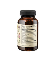 Close-up of Wise Woman Herbals Fiber Flow capsules for bowel health