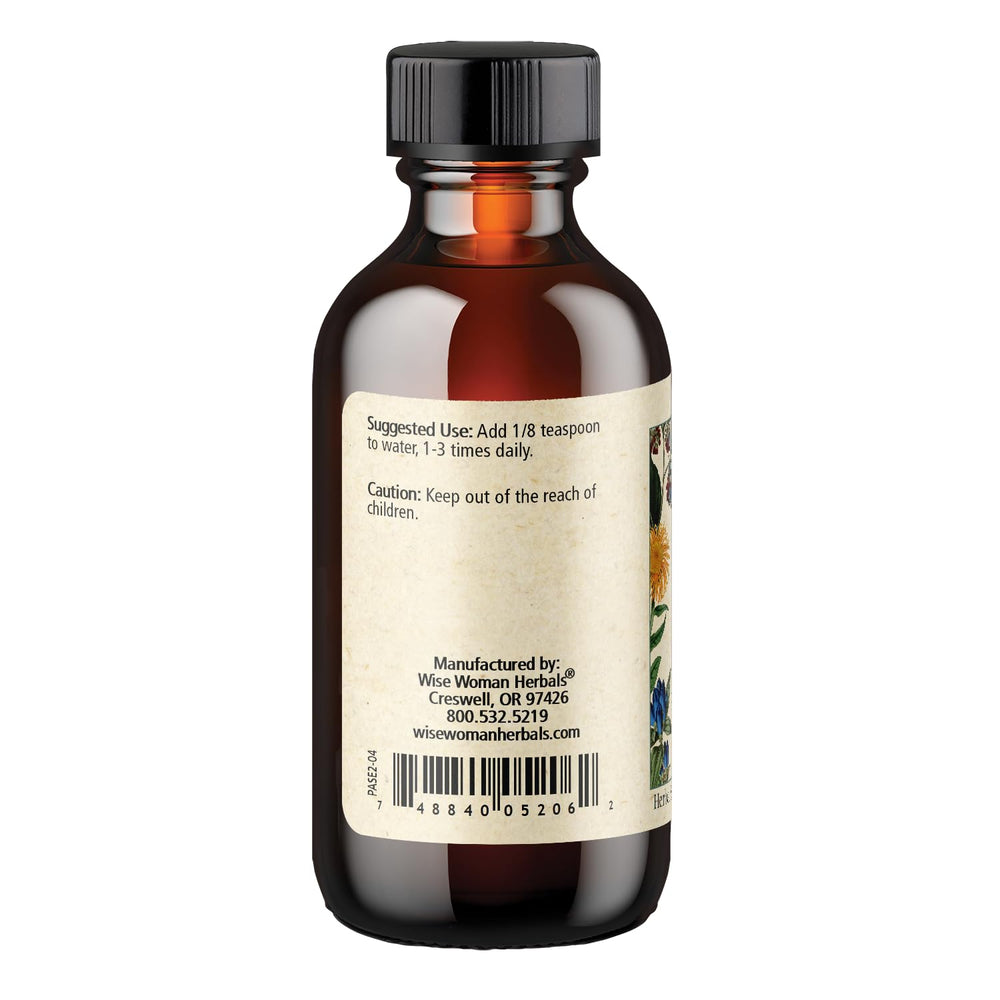 Close-up of Passionflower Passiflora extract used in Wise Woman Herbal syrup.
