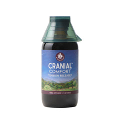 WishGarden Cranial Comfort bottle pour showing easy dosing for head tension relief.
