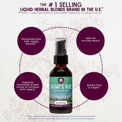 Close-up of label shows organic fenugreek-free lactation formula.