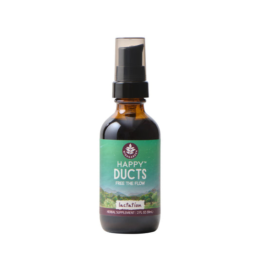 WishGarden Happy Ducts bottle pour demonstrates quick relief for engorged breasts.