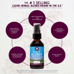 Ingredient close-up highlighting Echinacea and Nettles used in herbal blend