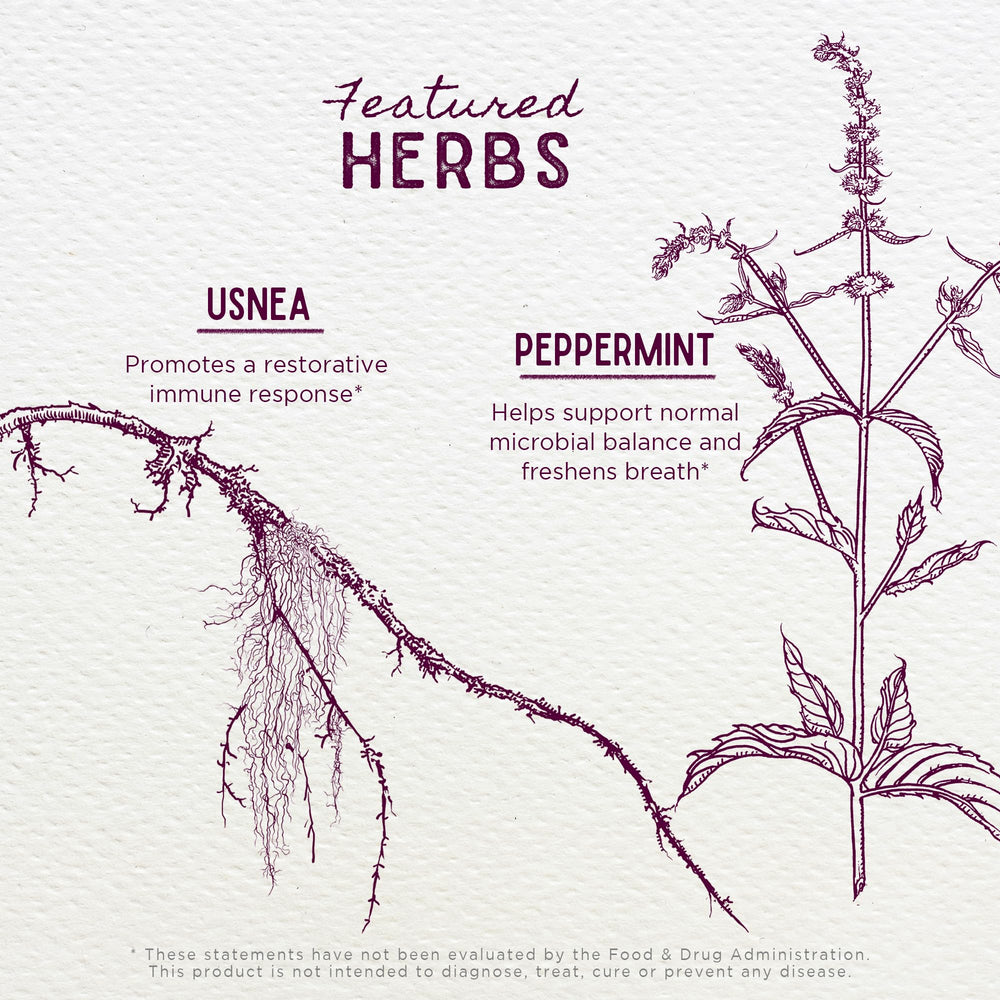 WishGarden Myrrh gum ingredient feature highlights traditional gum-supporting herb blend.