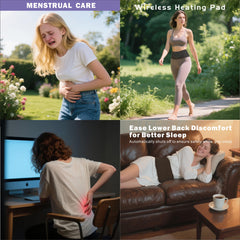 WOESKCEAR period cramp relief pad offers gentle warmth for cramps