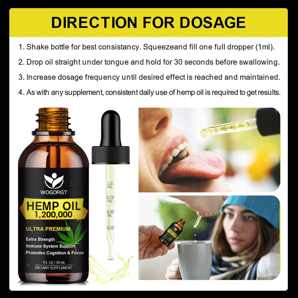 WOGORGT vegan formula signifying plant based hemp extract
