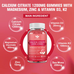 WOGORGT magnesium glycinate gummies supporting muscle function