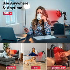 Wolezek full home-use red light therapy set for convenient wellness routines.
