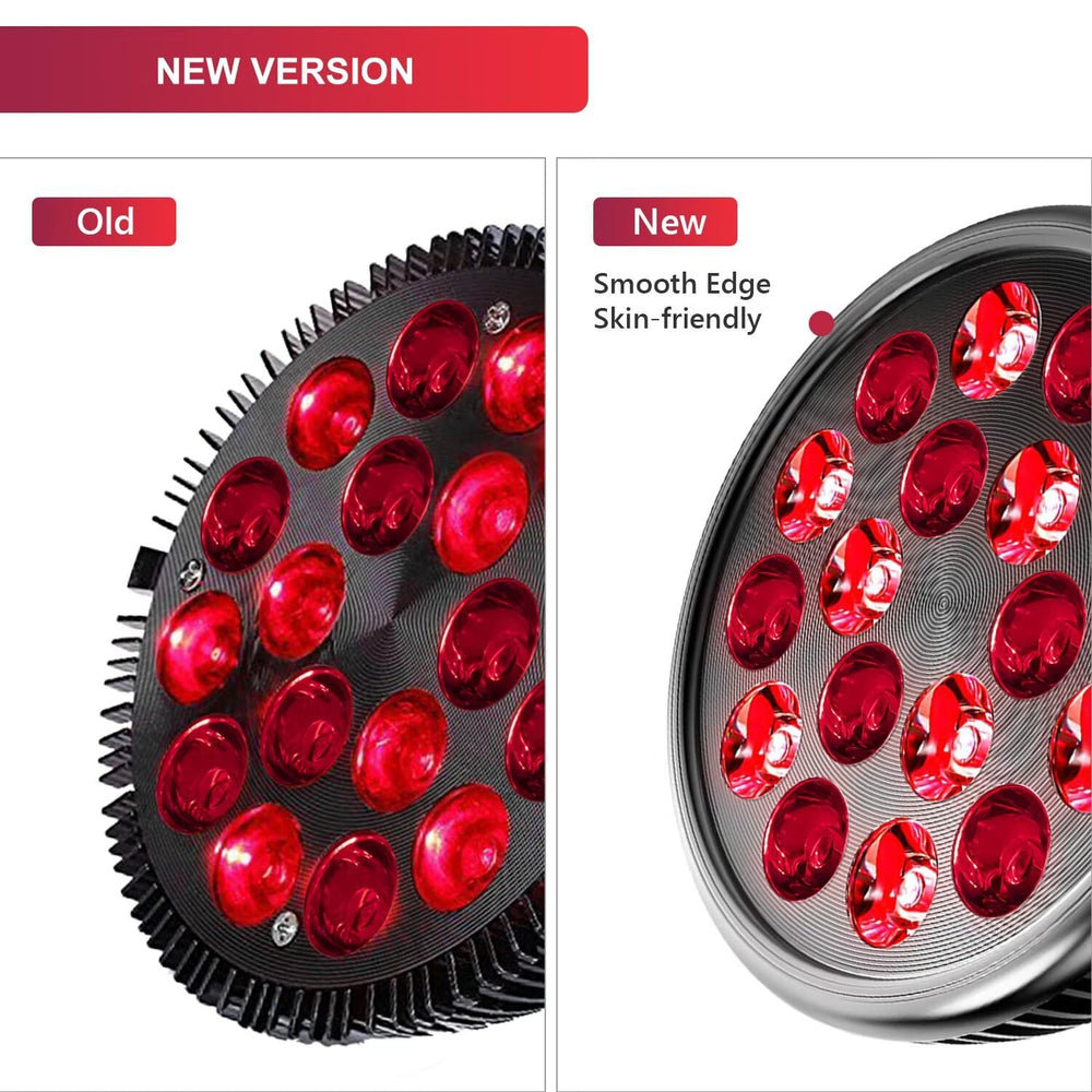 Wolezek LED red light lamp on a tilt adjustable stand for precise positioning.