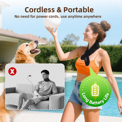 WoloyHeatie rechargeable 3000mAh battery enables wireless use during daily tasks