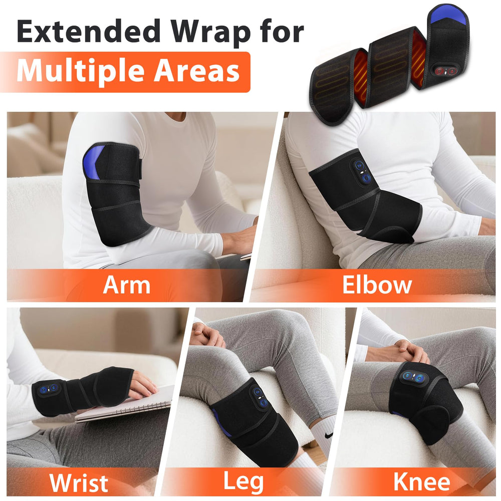WoloyHeatie flexible wrap design fits arms elbows and legs