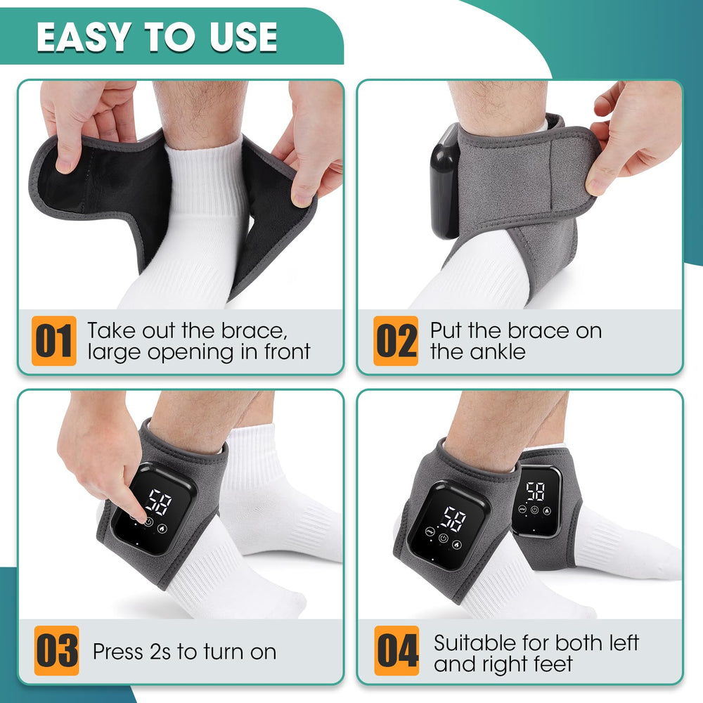 WoloyHeatie left-right fit design fits both ankles comfortably.