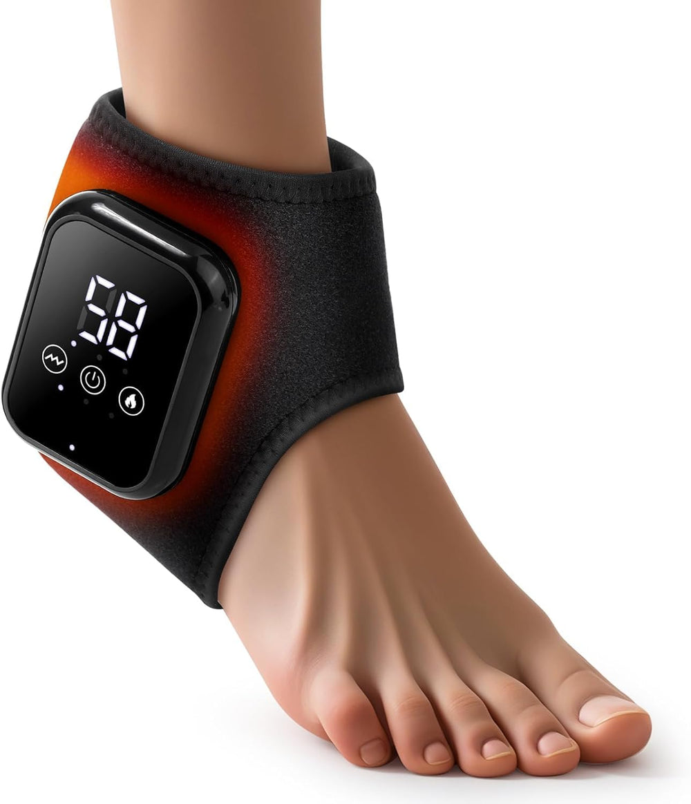 WoloyHeatie portable on-the-go ankle wellness device for work or travel.