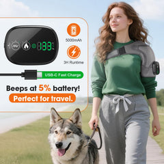 WoloyHeatie rechargeable 5000mAh battery powers over two hours of warmth