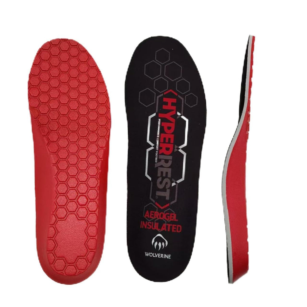 WOLVERINE HyperRest Aerogel insulated insole product shot showing warmth and cushioning.
