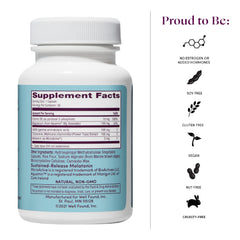 Womaness Let Me Sleep ingredients - magnesium and botanicals for relaxation.