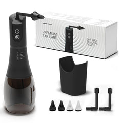 Wonder Family electric ear wax removal kit front view highlighting compact home-use design.