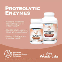 Wonder Laboratories digestive enzymes ingredients list close-up