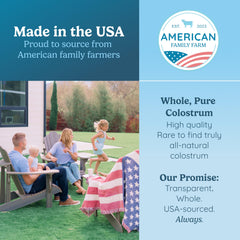 WonderCow colostrum capsules pour into glass highlighting convenient daily use
