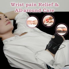 WOOLALA USB-powered wrist warmer for portable warmth anywhere.