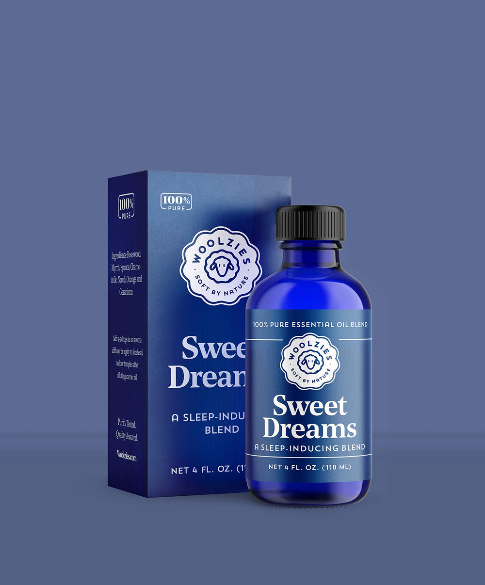 Woolzies Sweet Dreams diffuser aroma creates a sleep ready atmosphere