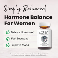 WorthWell Simply Balanced capsules close-up highlight easy twice-daily routine