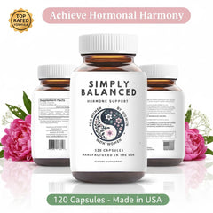 WorthWell Simply Balanced capsules packaging close-up emphasizing easy swallowing