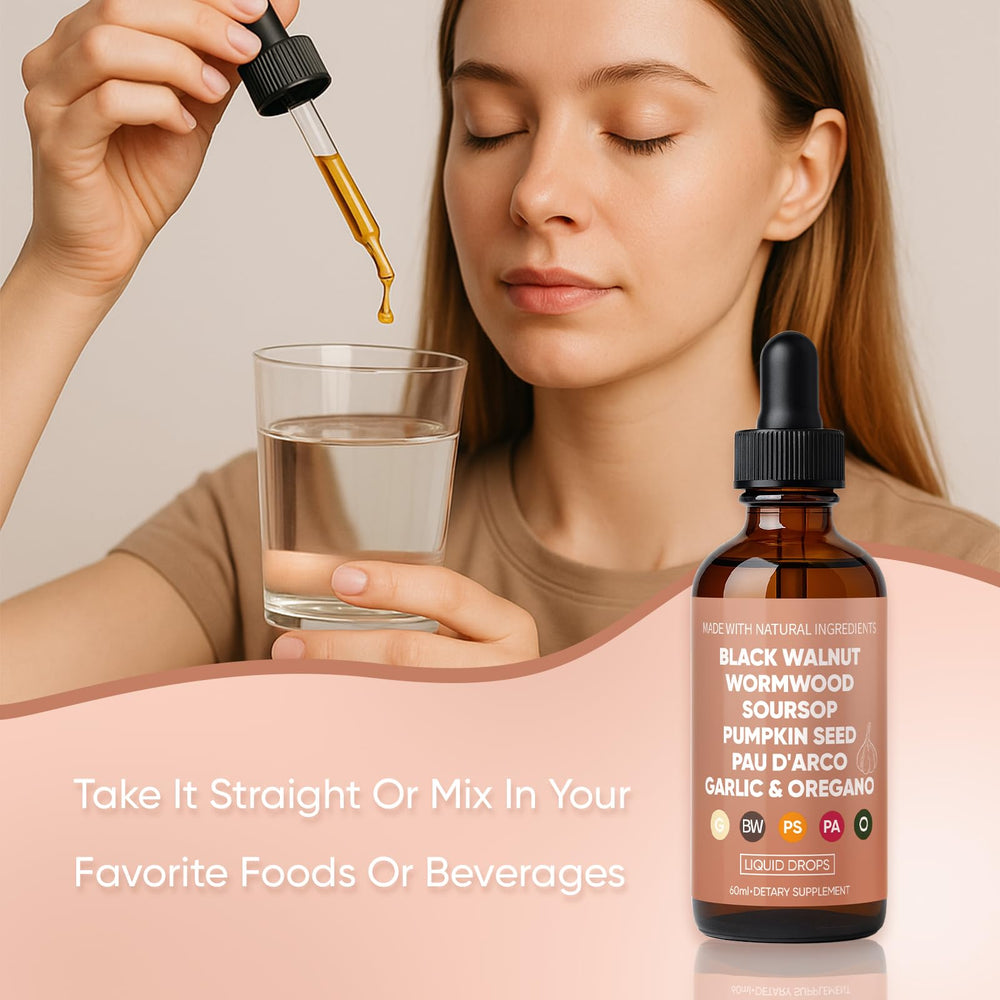 WOVOEO herbal blend texture close-up in bottle