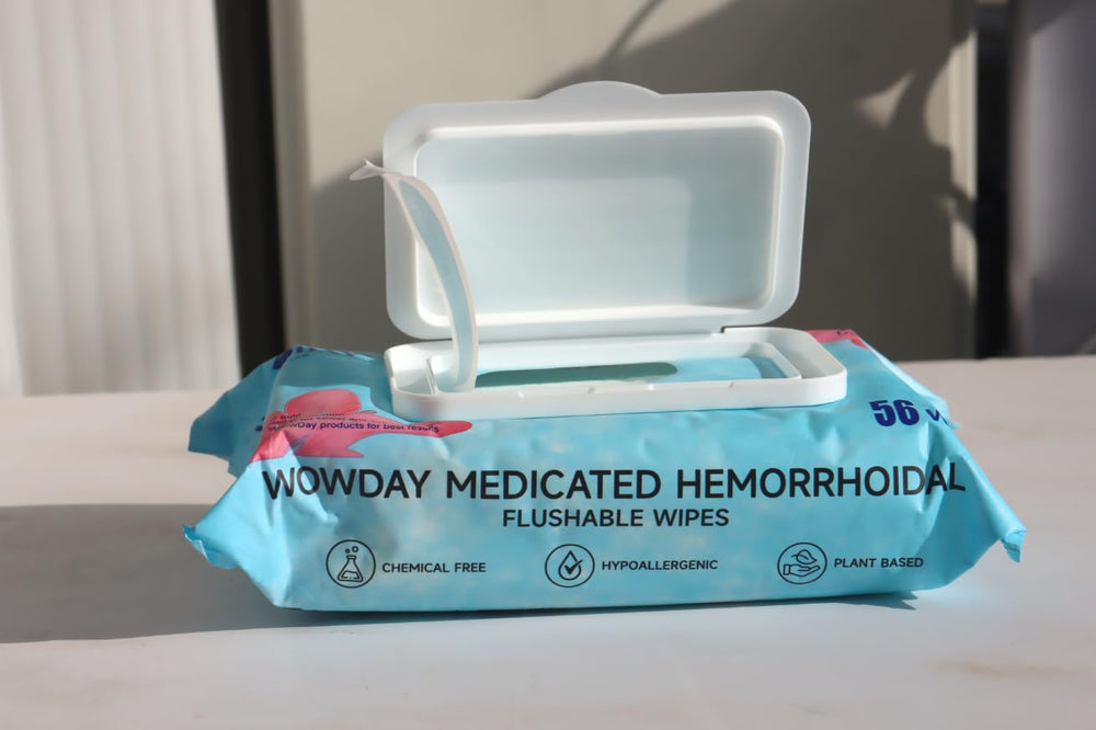 WowDay portable resealable pack image for on-the-go hygienic safety.