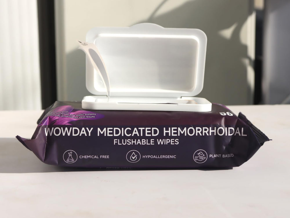 WowDay Travel-friendly compact pack for discreet hygiene anywhere