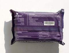 WowDay resealable pouch in a desk drawer for private daily comfort.