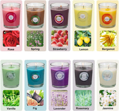 WREXCS soy wax candles provide a clean, slow burn for evenings at home