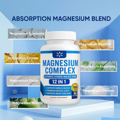 WSJAWH Nutrapure Magnesium Complex bottle back with dosage information