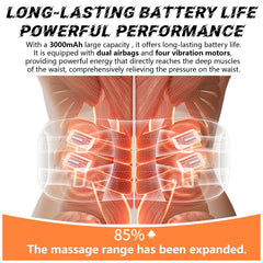 Wtruoy back massager with red light beads promotes relaxation.