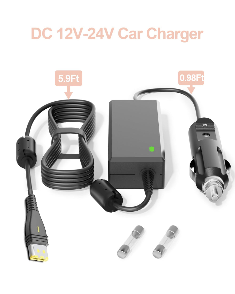 WUKUR CPAP 12V adapter with US plug for convenient home use.