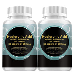 Wuliao Hyaluronic Acid bottle front highlighting high potency for skin hydration and joint support