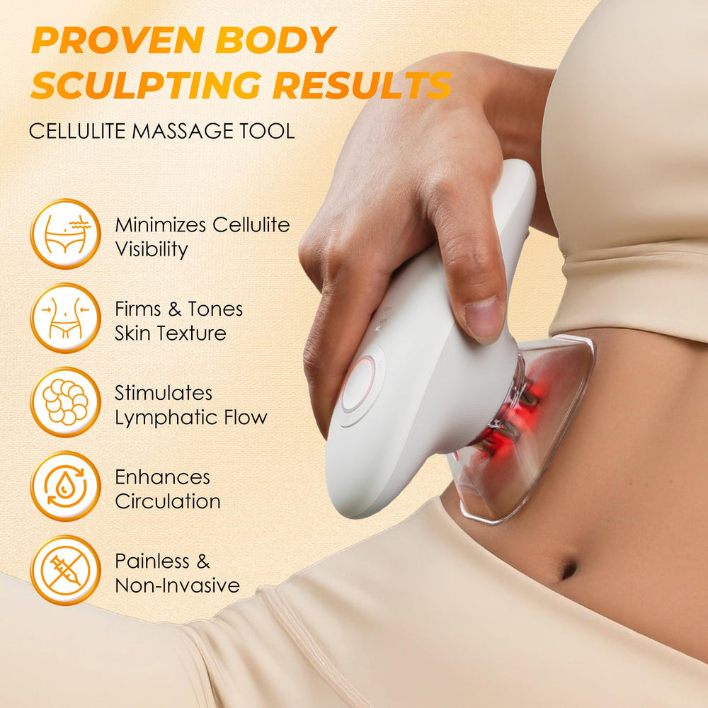 WUPYE 3-in-1 cellulite massage with small cup for precise spot treatment