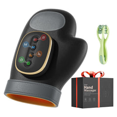 WUX hand massager front view with heat compression for relaxing hands at home.